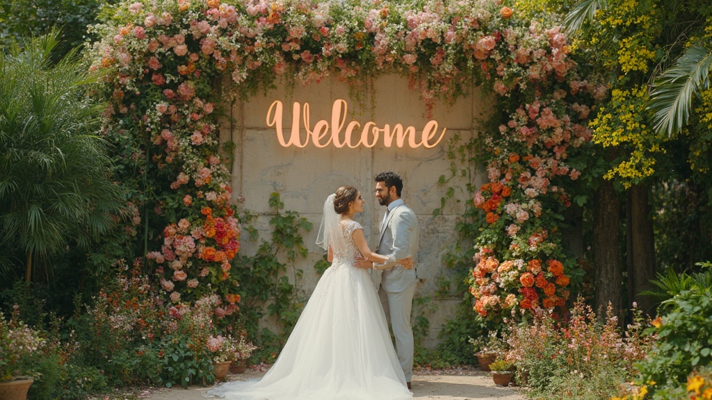 Letreros de bienvenida para bodas