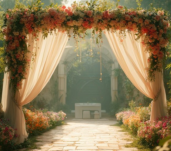 Ideas para crear un arco ceremonial impactante en bodas